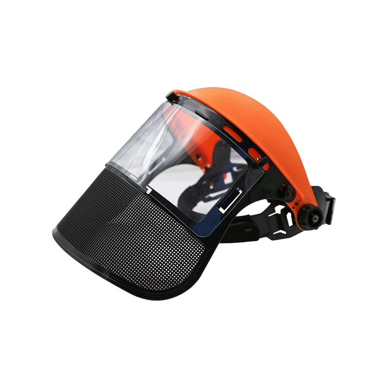 Dual-Shield PVC en mesh veiligheidsvizier voor bosbouw en maaien Dual-Shield PVC en mesh veiligheidsvizier voor bosbouw en maaien