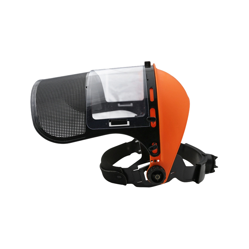 Dual-Shield PVC en mesh veiligheidsvizier voor bosbouw en maaien