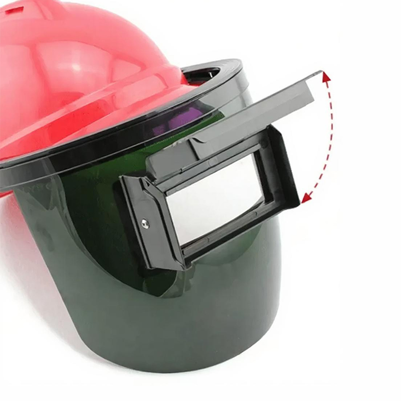 Op helm gemonteerd automatisch matterend lasmasker
