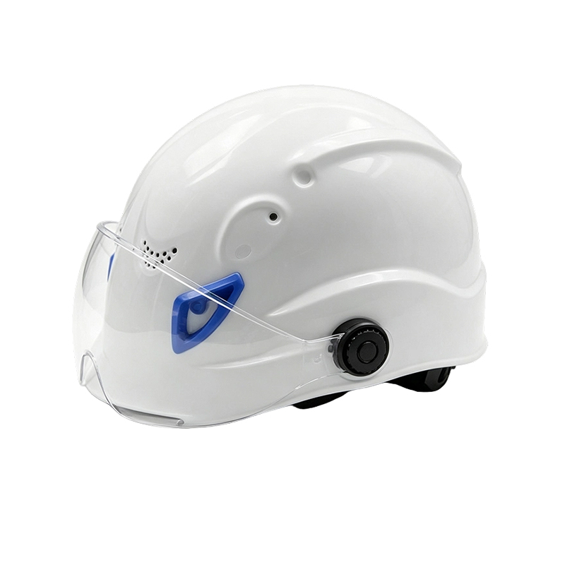 Dual-Purpose ABS-veiligheidshelm met geïntegreerde pc-bril