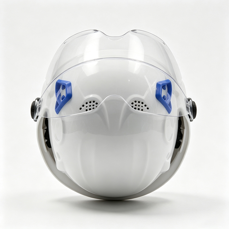 Dual-Purpose ABS-veiligheidshelm met geïntegreerde pc-bril