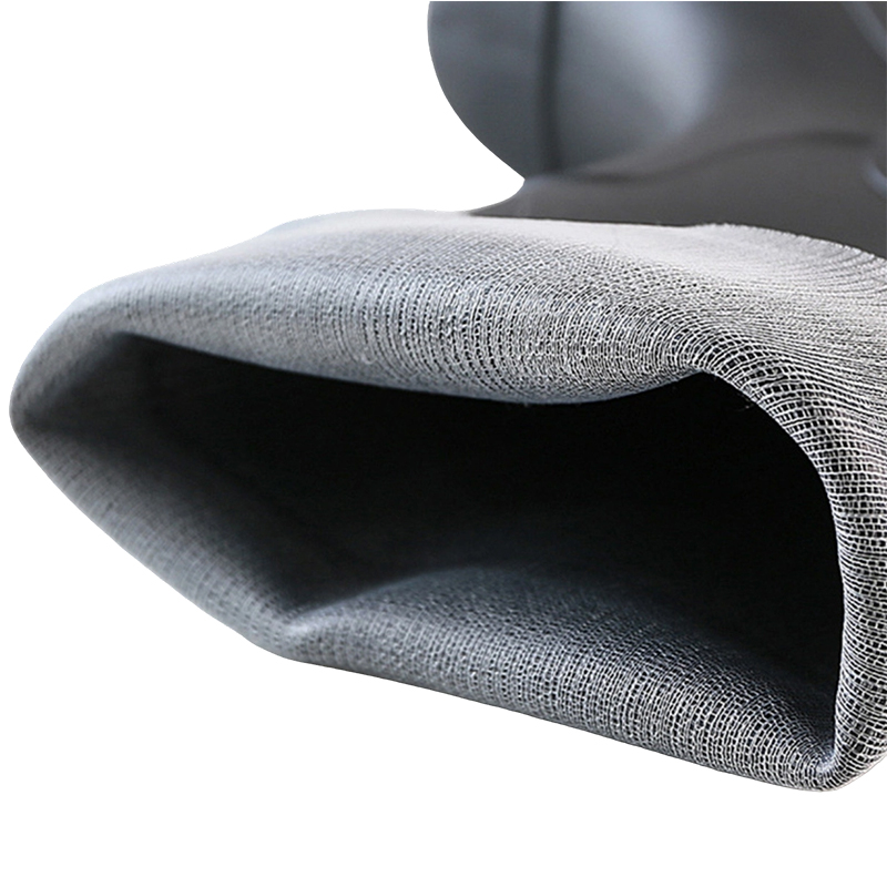 Zwart matte stalen neus PVC regenlaarzen