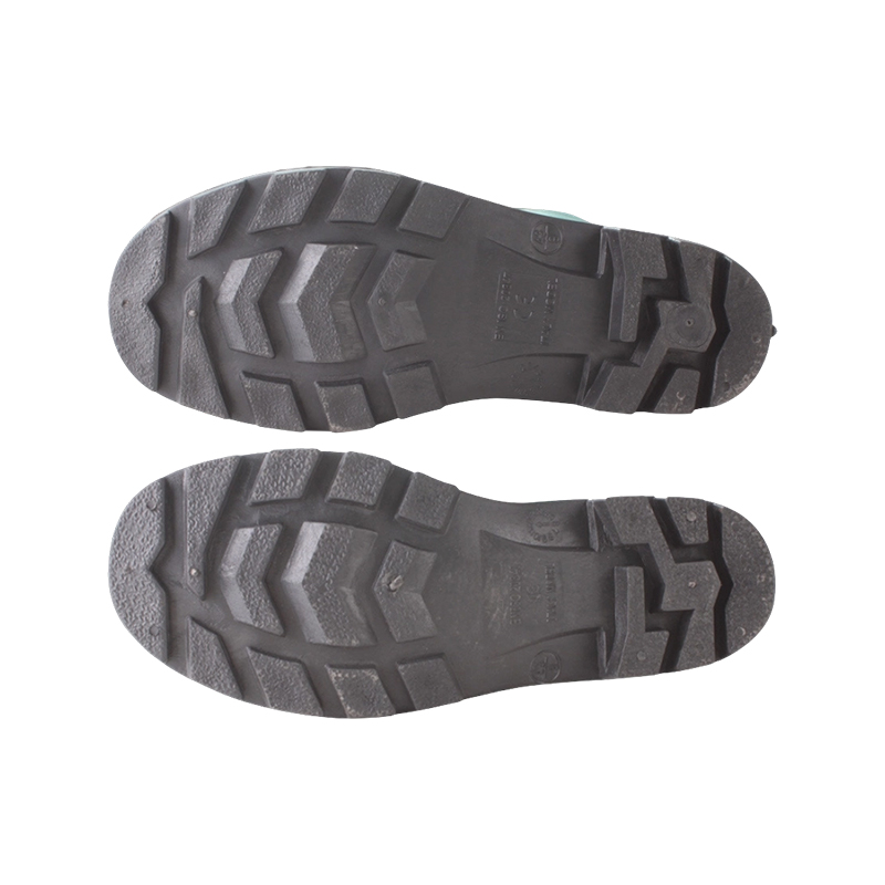 Groene matte industriële PVC regenlaarzen