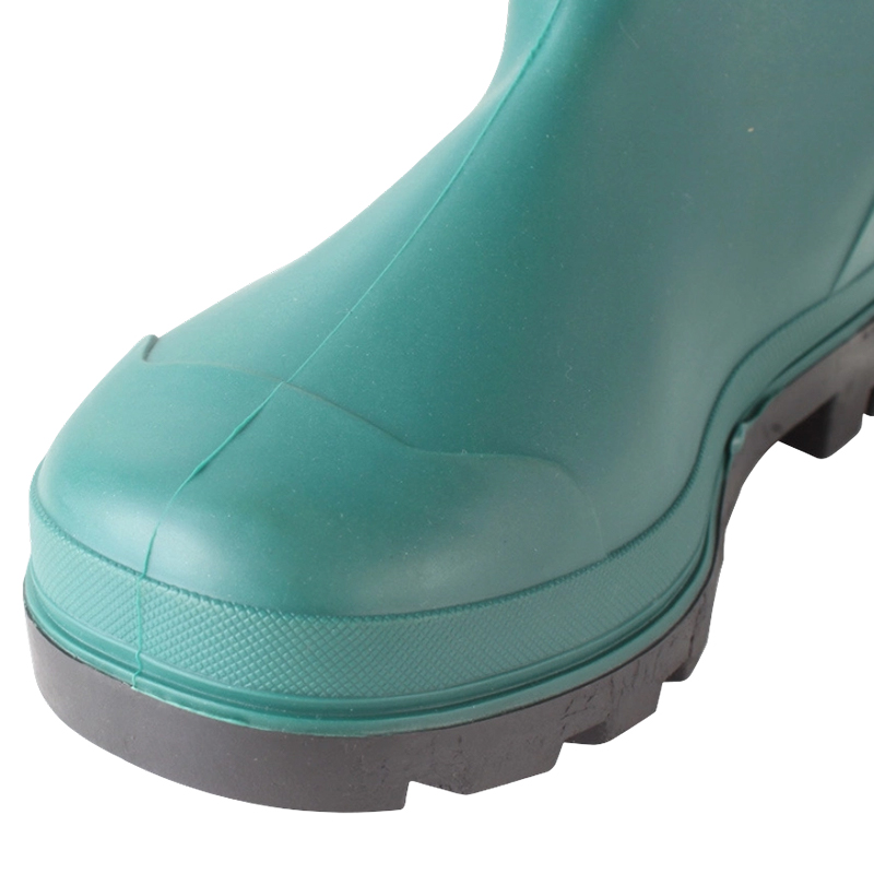 Groene matte industriële PVC regenlaarzen