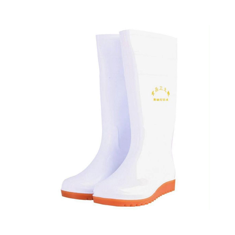 Food-grade witte PVC regenlaarzen