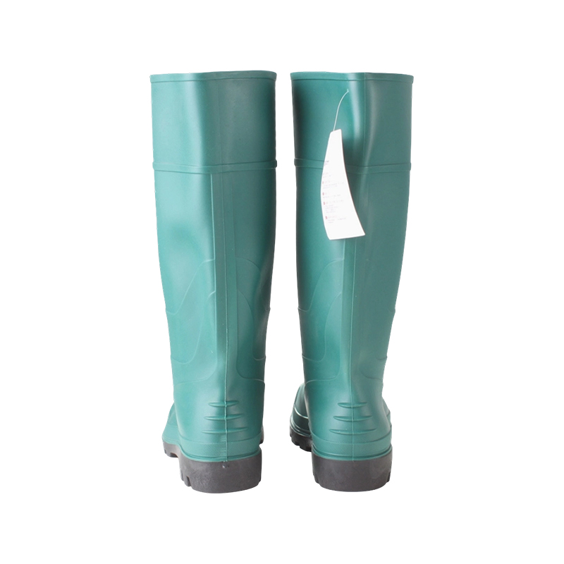 Groene matte industriële PVC regenlaarzen