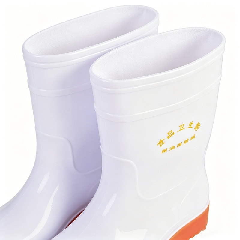 Food-grade witte PVC regenlaarzen