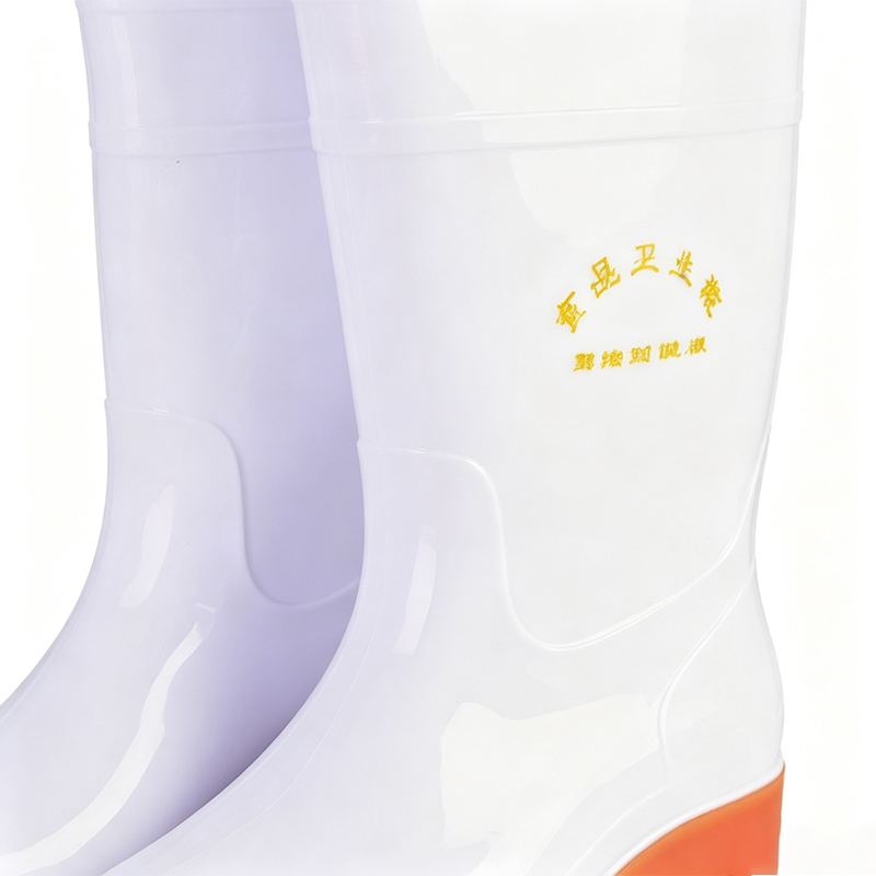 Food-grade witte PVC regenlaarzen
