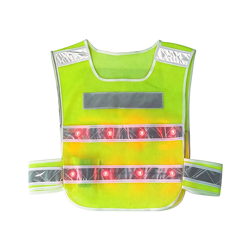 Actief verlicht LED-reflecterend veiligheidsvest